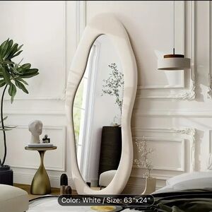 Elegant White Wall Mirror